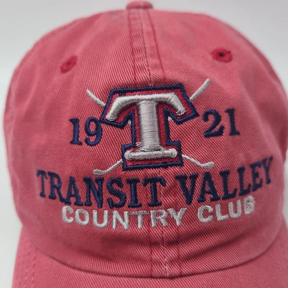 Transit Valley Country Club Hat Strapback Imperial Red Golf Course New York Men